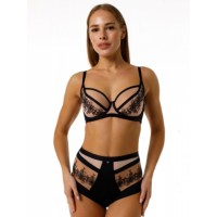 Бюстгальтер Coquette Revue GEISHA 81125 Черный