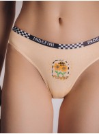 Женские трусы Indefini с принтом 3349LUF