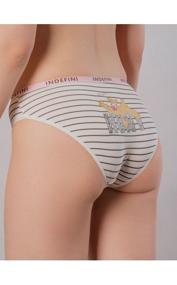 Женские трусы слипы Indefini 3326LUF