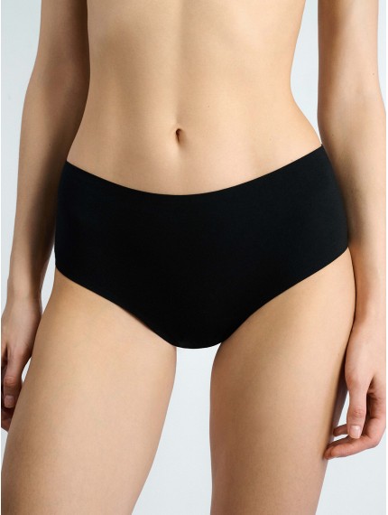Женские бесшовные трусы Бразильяна черные 5097WUV