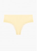 Хлопковые светло-желтые стринги Indefini 1268LDS Хлопковые светло-желтые стринги Indefini 1268LDS