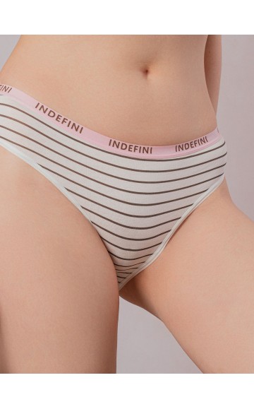 Женские трусы слипы Indefini 3326LUF