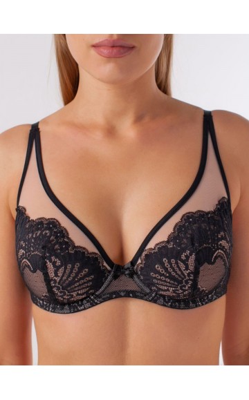 Бюстгальтер Coquette Revue Provocateur 81094 Черный