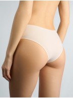 Женские бесшовные трусы стринги-танга молочные 5098WDV