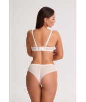 Трусы-бразилиана Bella Misteria Meringue Cream Brazilian Ecru