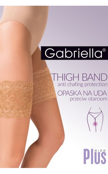 Повязки Gabriella 509 Koronkowa opaska Beige