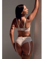 Трусы-бразилиана Bella Misteria Meringue Cream Brazilian Ecru