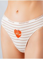 Женские трусы слипы Indefini 3354LUF