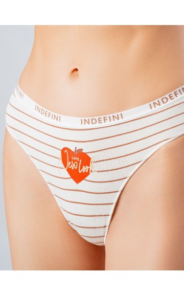 Женские трусы слипы Indefini 3354LUF