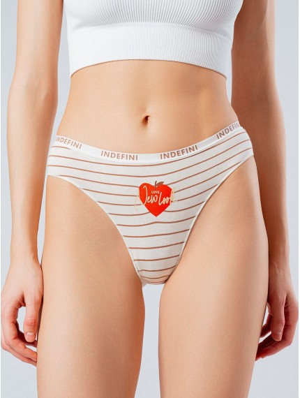 Женские трусы слипы Indefini 3354LUF