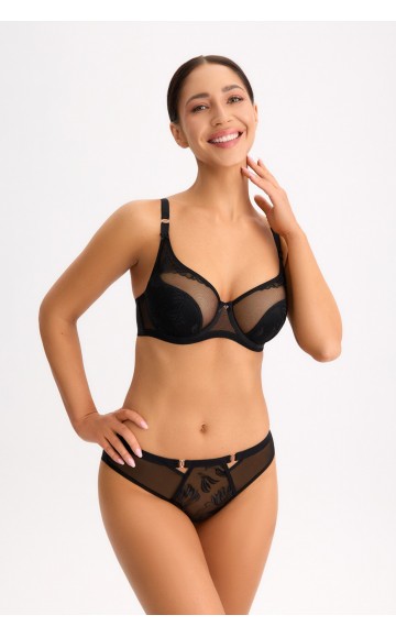 Трусы-бразилиана Bella Misteria Black Diamond Brazilian