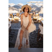 Повязки Gabriella 510 Satynowa opaska Beige