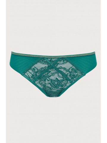 Трусы-бразилиана Alles Chiara Gold Brazyliany Green