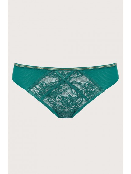 Трусы-бразилиана Alles Chiara Gold Brazyliany Green