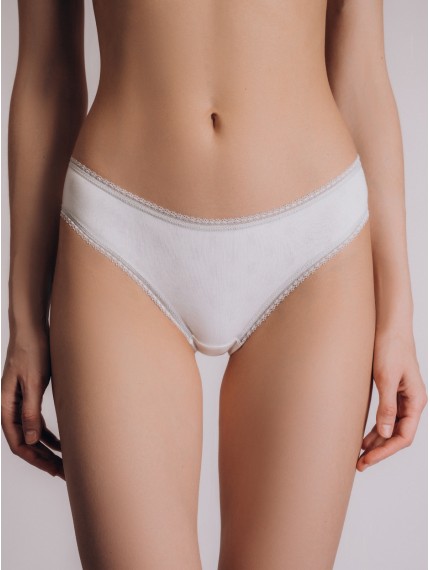 Белые женские хлопковые трусы 3522LUB