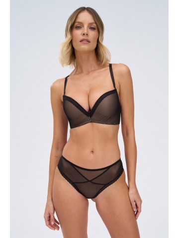 Трусы-бразилиана Alles Nocturn 03 Brazyliany Black