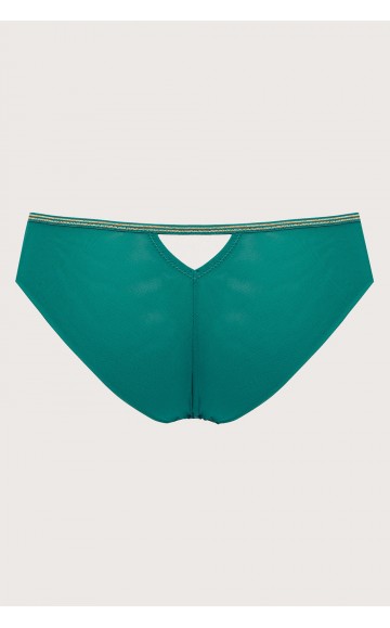 Трусы-бразилиана Alles Chiara Gold Brazyliany Green