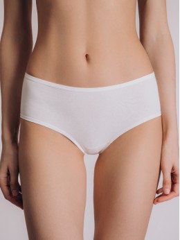 Кружевные белые женские слипы Indefini 5020LUF