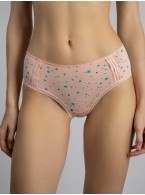 Женские розовые трусы Indefini 4189LUF