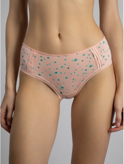 Женские розовые трусы Indefini 4189LUF