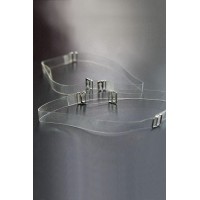 Бретели силиконовые (с металлическим крючком) 15 мм Coquette Revue 38026