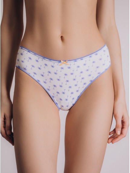 Женские белые трусы слипы 3255LUB