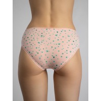 Женские розовые трусы Indefini 4189LUF