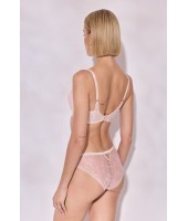 Трусы-бразилиана Alles Glossy Iris Brazyliany Beige/Pink