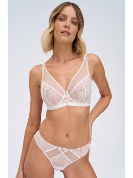 Трусы-бразилиана Alles Chiara Gold Brazyliany Off-White