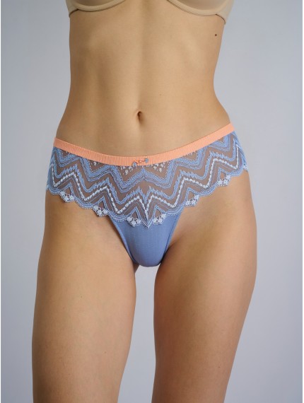 Женские кружевные трусы слипы Indefini 1390LUS