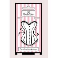 Бретели силиконовые (с пластиковым крючком) 10 мм - Coquette Revue 38002