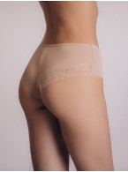 Женские бежевые трусы-слипы с кружевом 5058LUF Женские бежевые трусы-слипы с кружевом 5058LUF