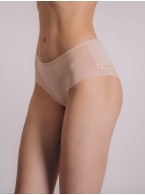 Женские бежевые трусы-слипы с кружевом 5058LUF Женские бежевые трусы-слипы с кружевом 5058LUF