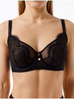 Бюстгальтер Coquette Revue DOTS 81114 Черный