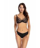 Трусы-бразилиана Bella Misteria Subtle Temptation Brazilian Black