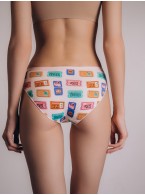 Женские трусы Indefini с принтом 3114LUF