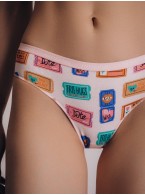 Женские трусы Indefini с принтом 3114LUF