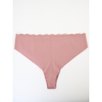 Женские кружевные стринги лиловые Indefini 1262LDS