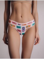 Женские трусы Indefini с принтом 3114LUF