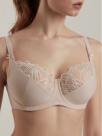 Бюстгальтер Conte Aura 6097 Серебристый пион