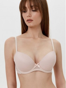 Бюстгальтер Conte Mirage 1152 Серебристый пион