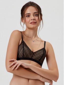 Бюстгальтер Conte Vintage 7087 Черный