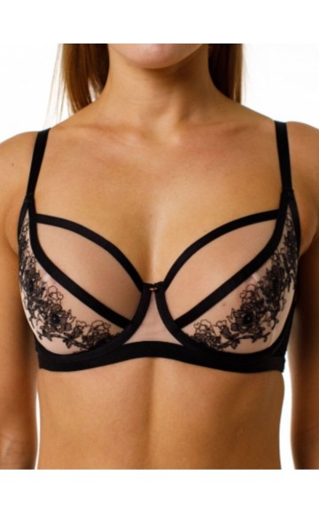 Бюстгальтер Coquette Revue GEISHA 81125 Черный