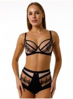 Бюстгальтер Coquette Revue GEISHA 81125 Черный