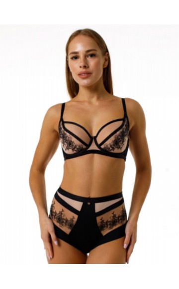 Бюстгальтер Coquette Revue GEISHA 81125 Черный