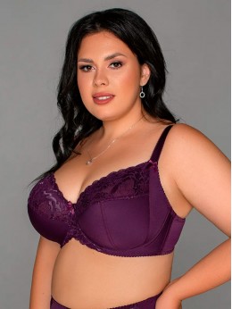 Бюстгальтер Lady Lux 711 Ежевичное вино