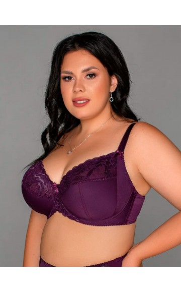 Бюстгальтер Lady Lux 711 Ежевичное вино Бюстгальтер Lady Lux 711 Ежевичное вино