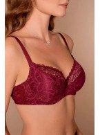 Бюстгальтер Lady Lux 436-78 Бургундское вино