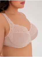 Бюстгальтер Lady Lux 320-360 Серебристый пион