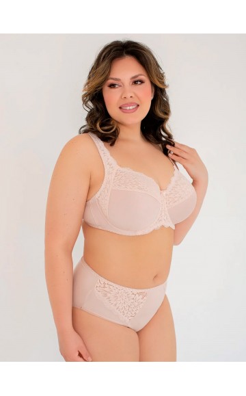 Бюстгальтер Lady Lux 320-360 Серебристый пион